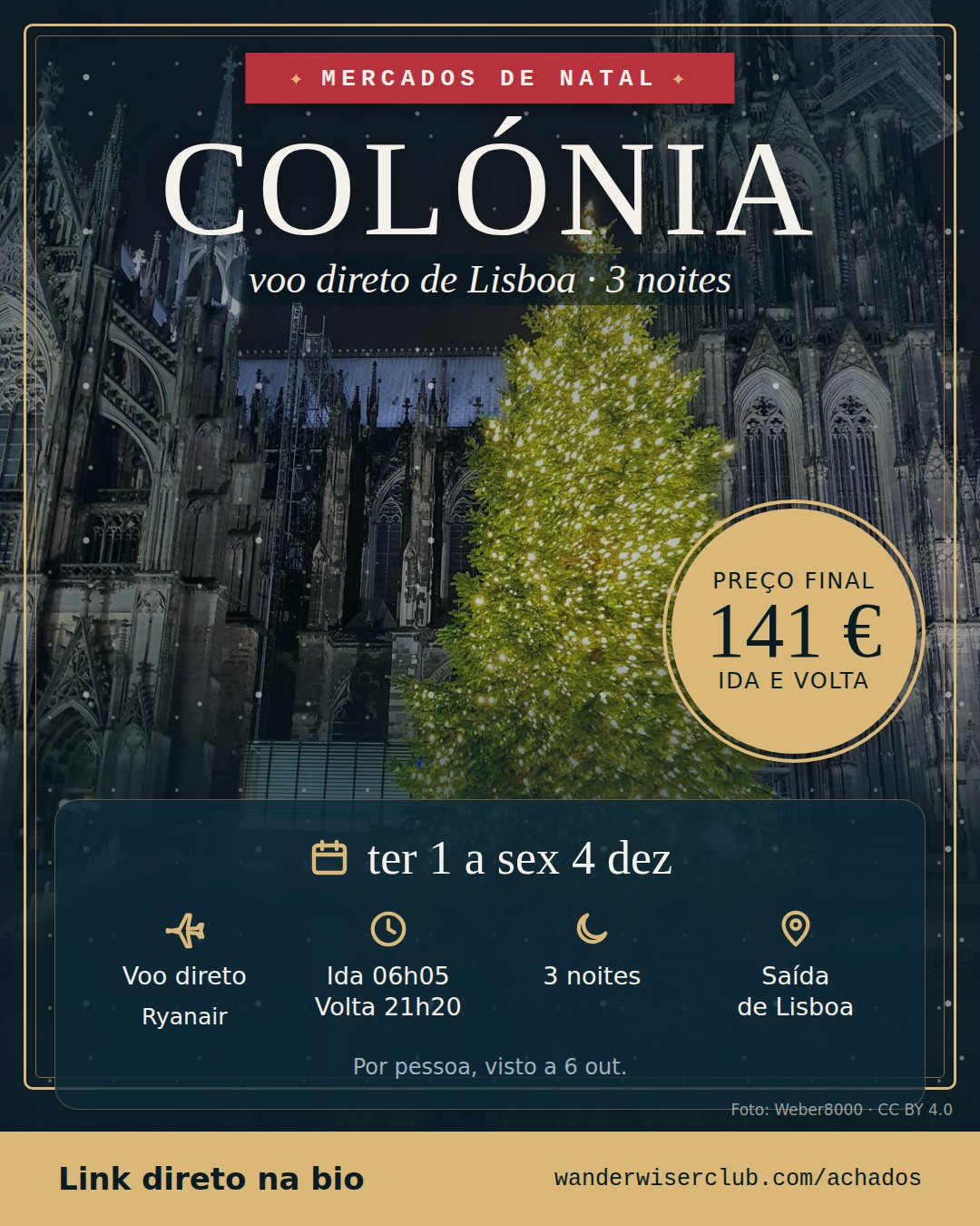 Carrossel com 3 voos de ida e volta, com cidade, preço, datas e horas de cada um. — 3/4